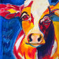 Colorful Cow - Art Prints