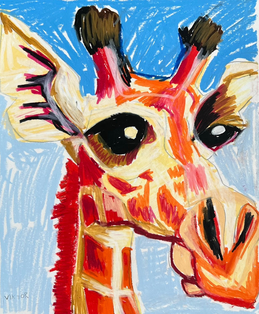 Lady Giraffe - Art Prints