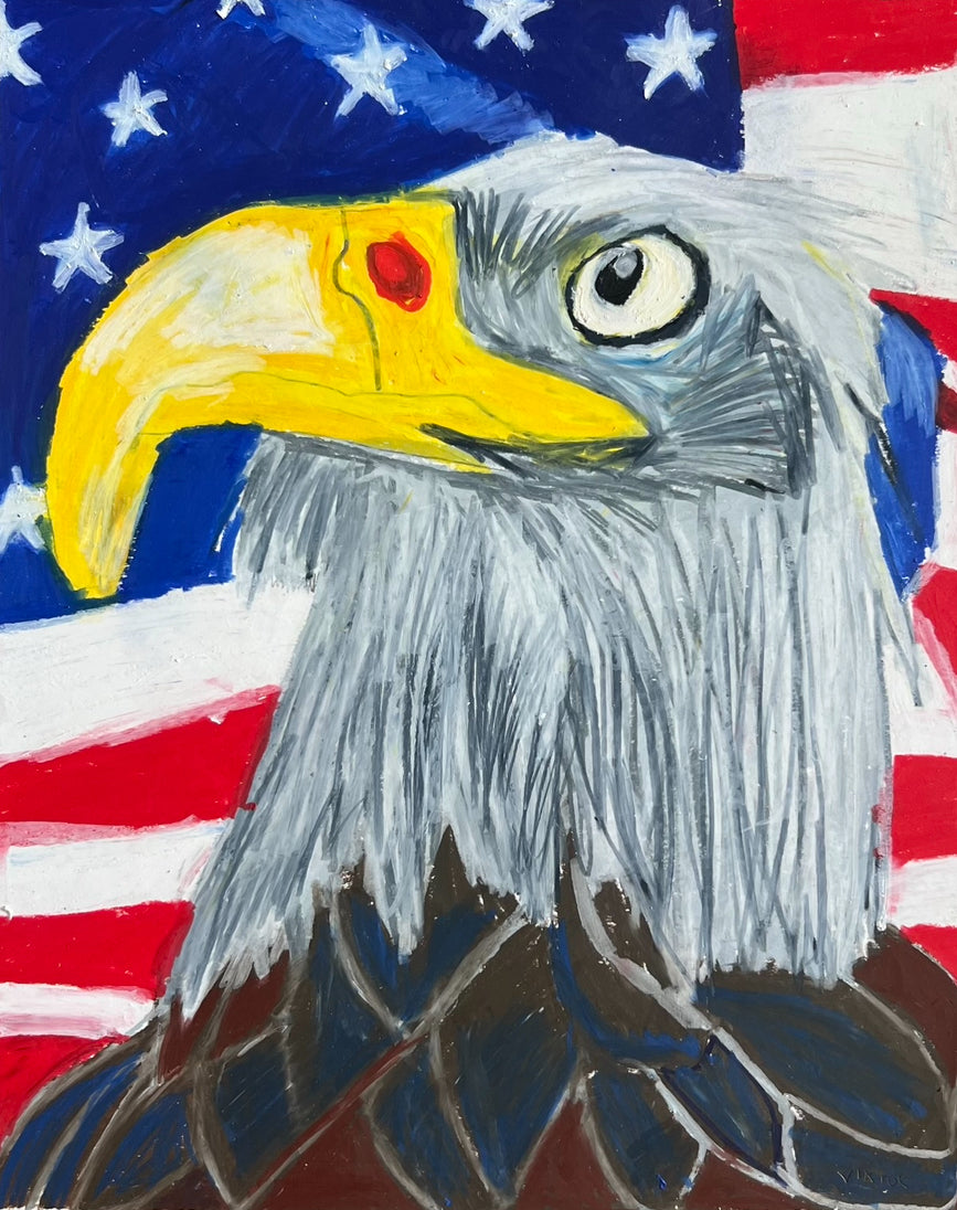 Independence Day Eagle - Art Prints