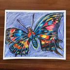 Butterfly - ORIGINAL 16x20” (video attached)