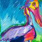 Abstract Pelican - Art Prints