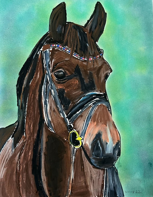 Awarded  Horse  - Art Prints - Vichy's Art