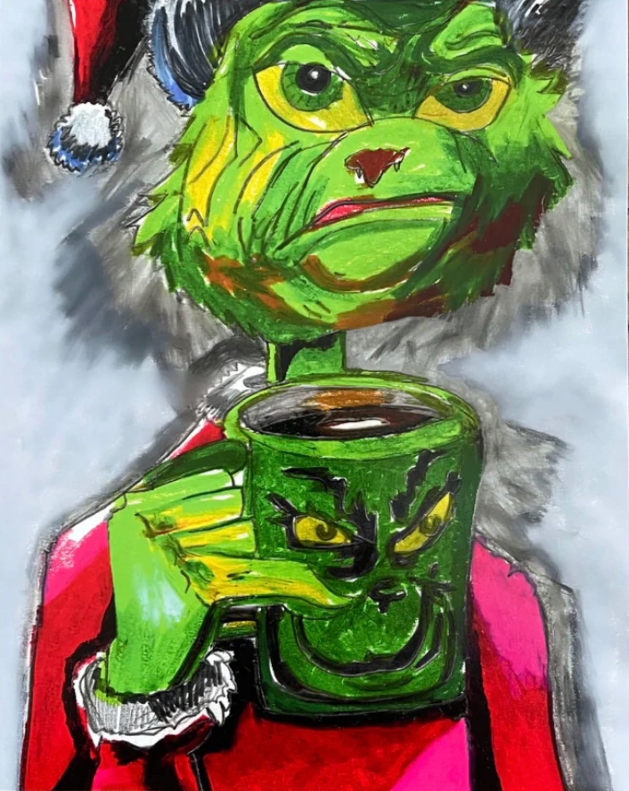 Grinch - Art Prints - Vichy's Art