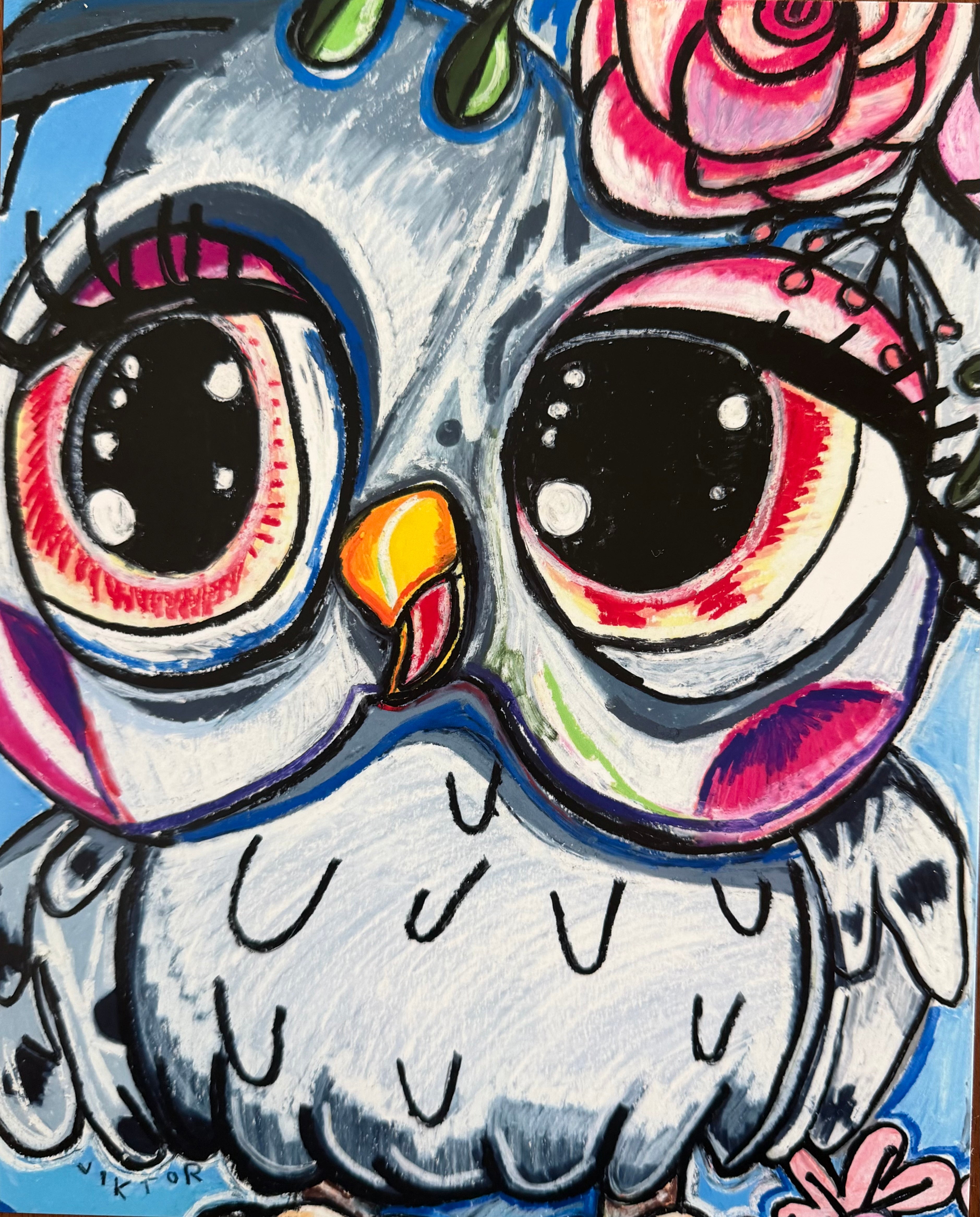 Lady Owl  - Art Prints