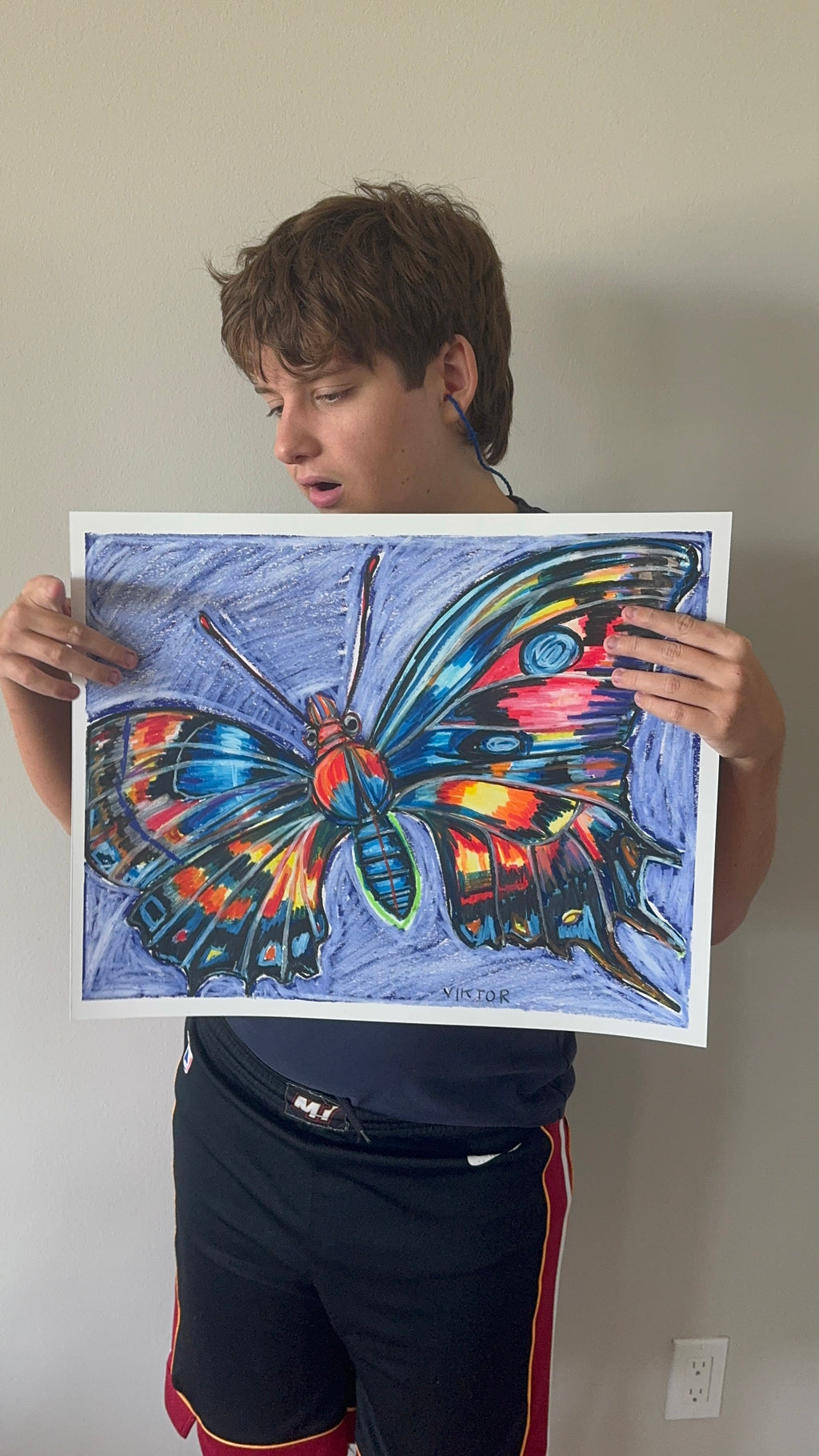 Butterfly - ORIGINAL 16x20” (video attached)