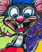 Joyful Mouse - Art Prints