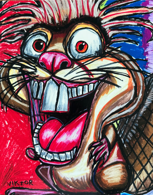 Beaver - Art Prints - Vichy's Art