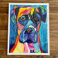 Colorful Dog - ORIGINAL 11x14"