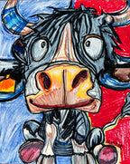 Cute Calf - Art Prints