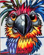 Crazy Parrot - Art Prints