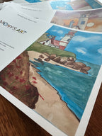 Lighthouses - Greeting cards set of 8 cards