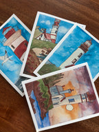 Lighthouses - Greeting cards set of 8 cards
