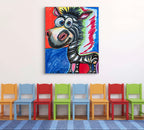 Cartoon Zebra - Art Prints