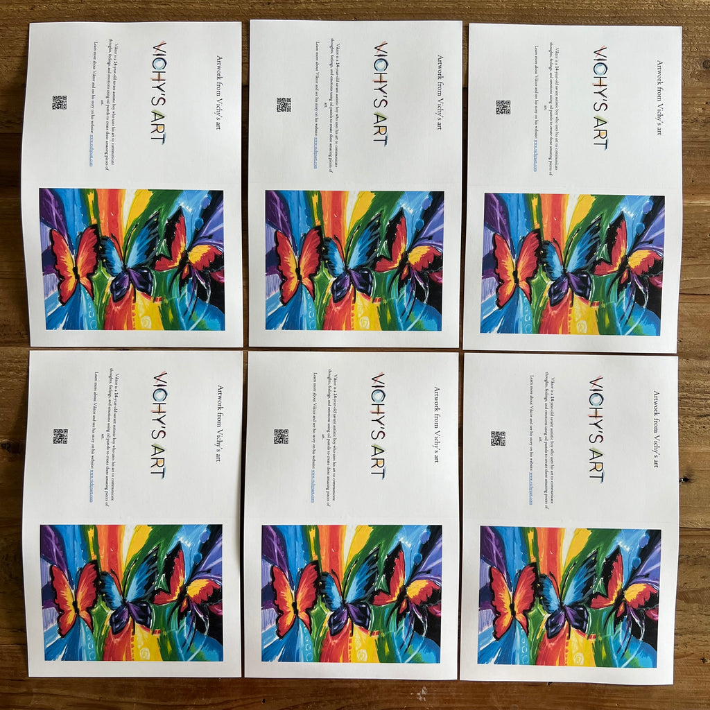 Colorful Butterflies - Greeting cards