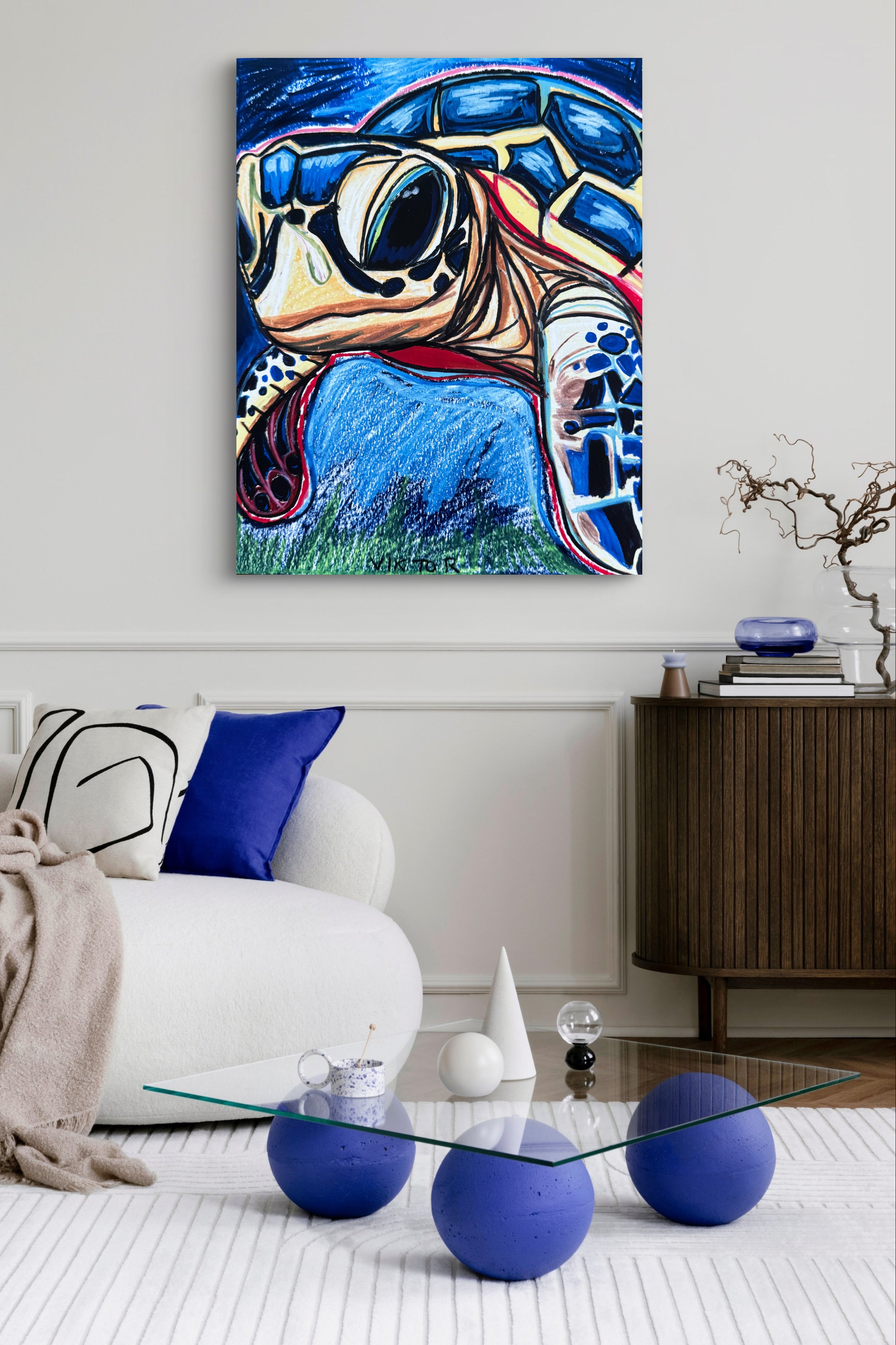 Shelly The Turtle - Art Prints