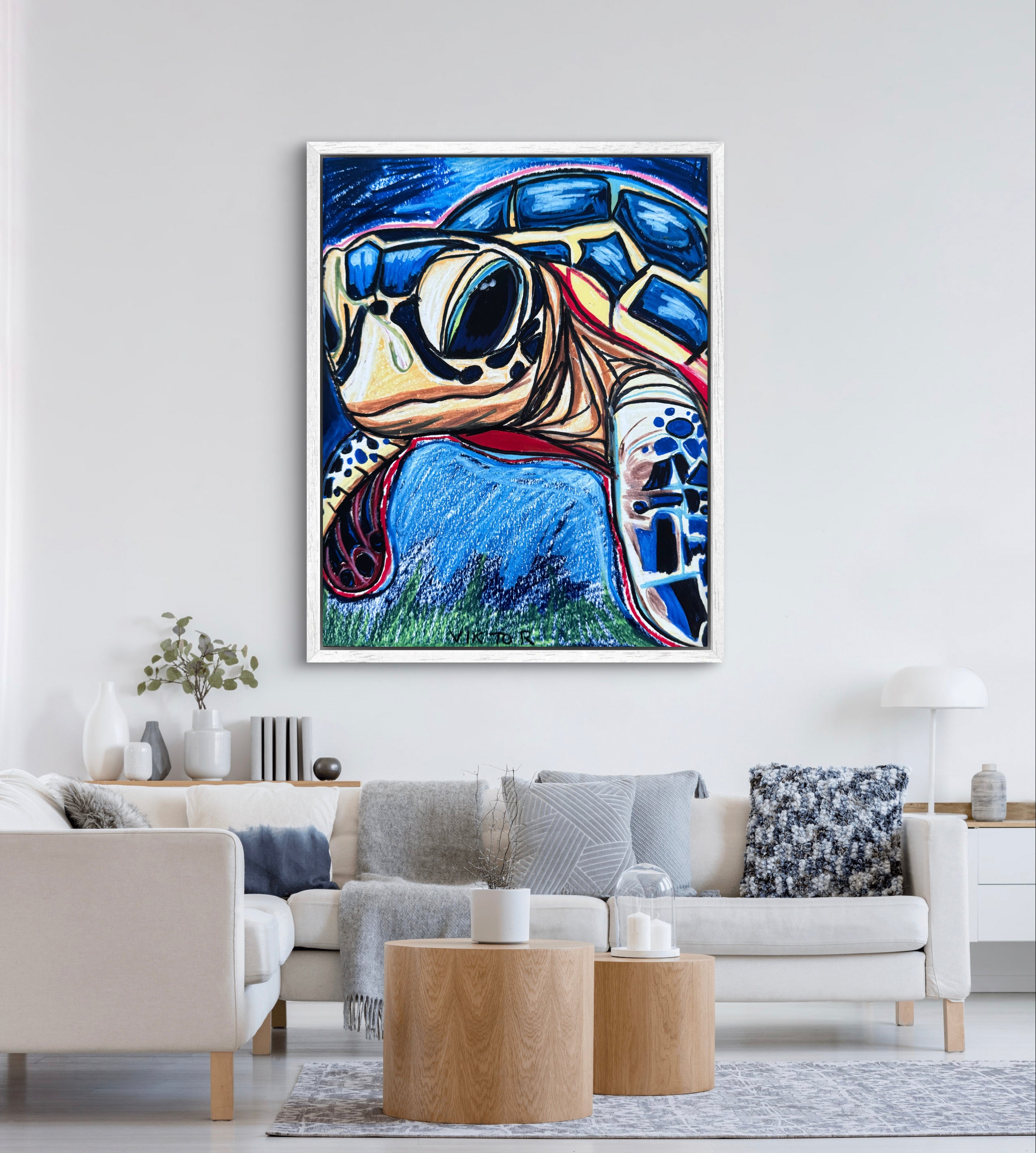 Shelly The Turtle - Art Prints