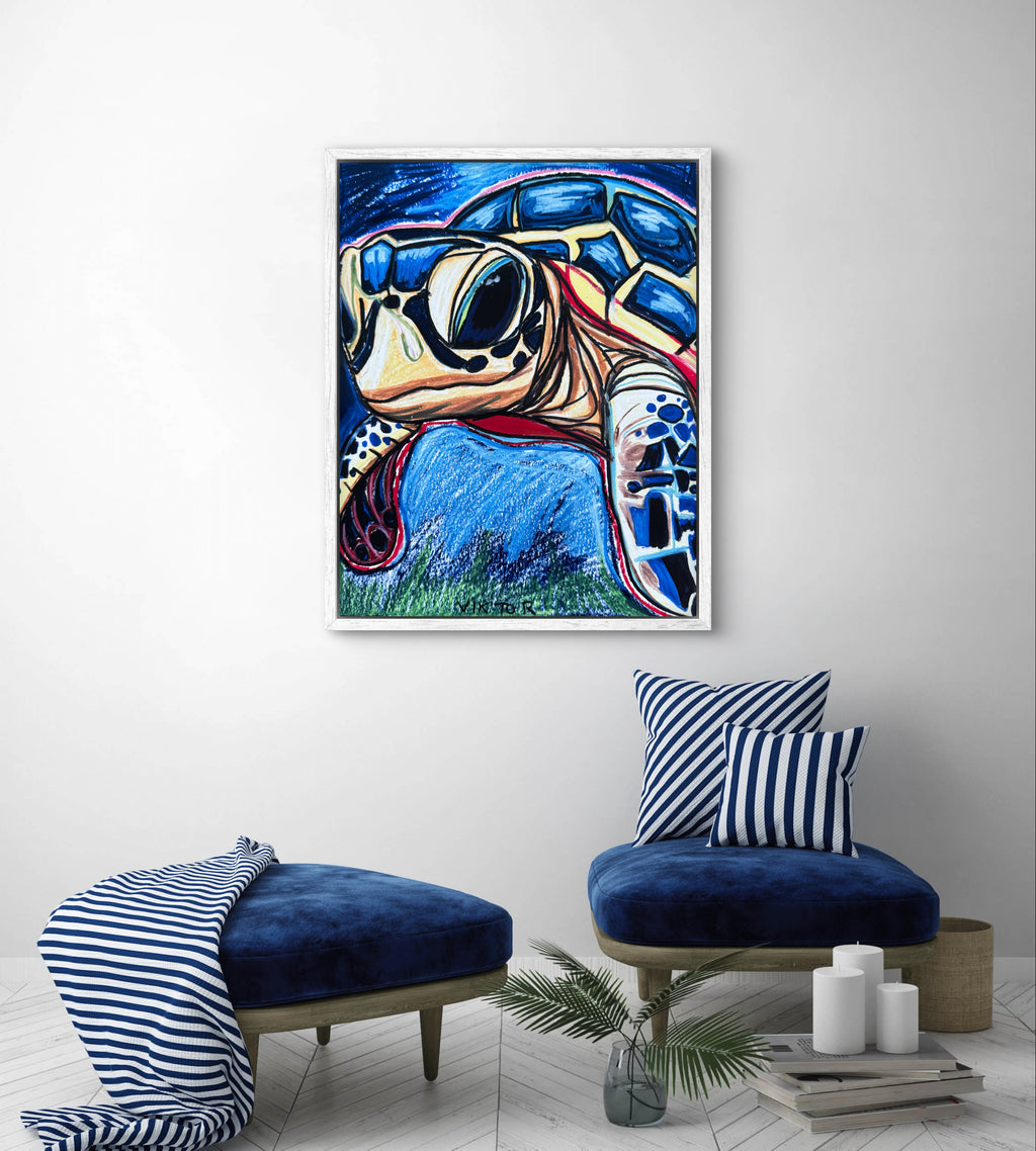 Shelly The Turtle - Art Prints