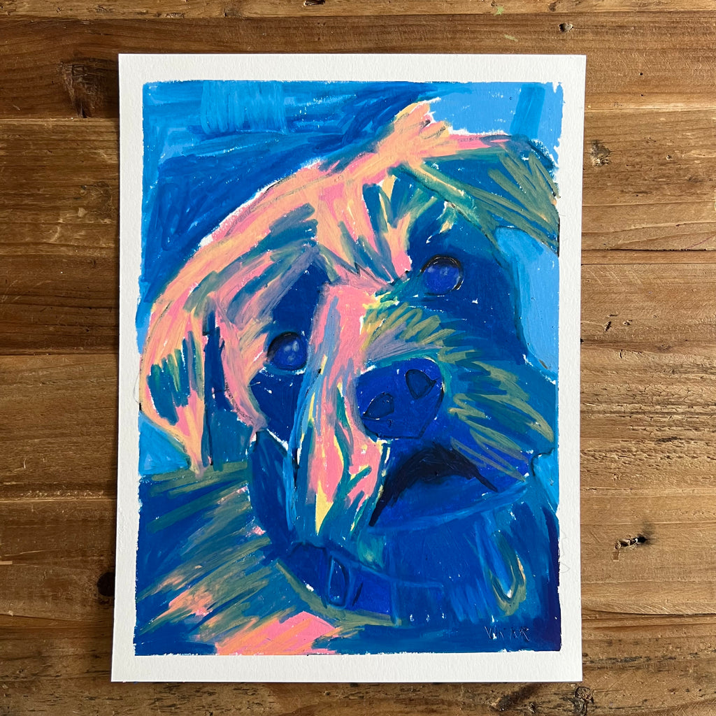 Blue - ORIGINAL 9x12"