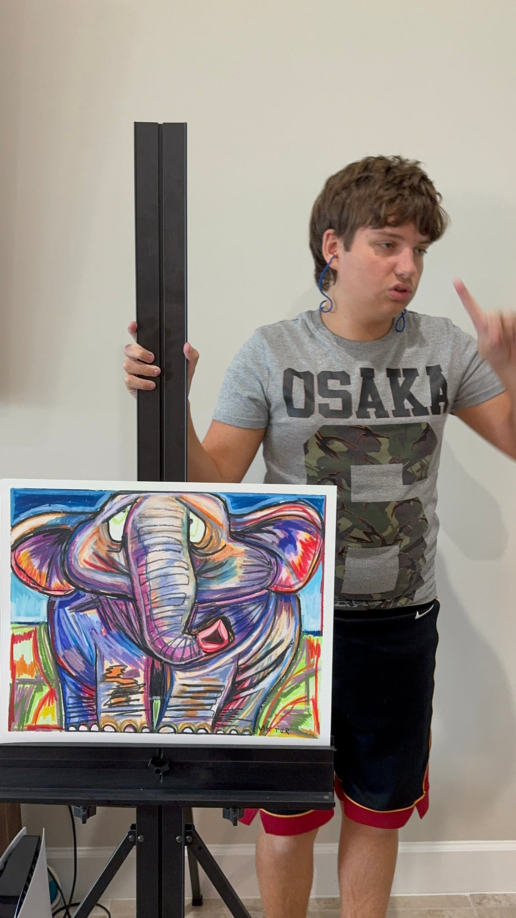 Fatty  - ORIGINAL 20x16” - Vichy's Art