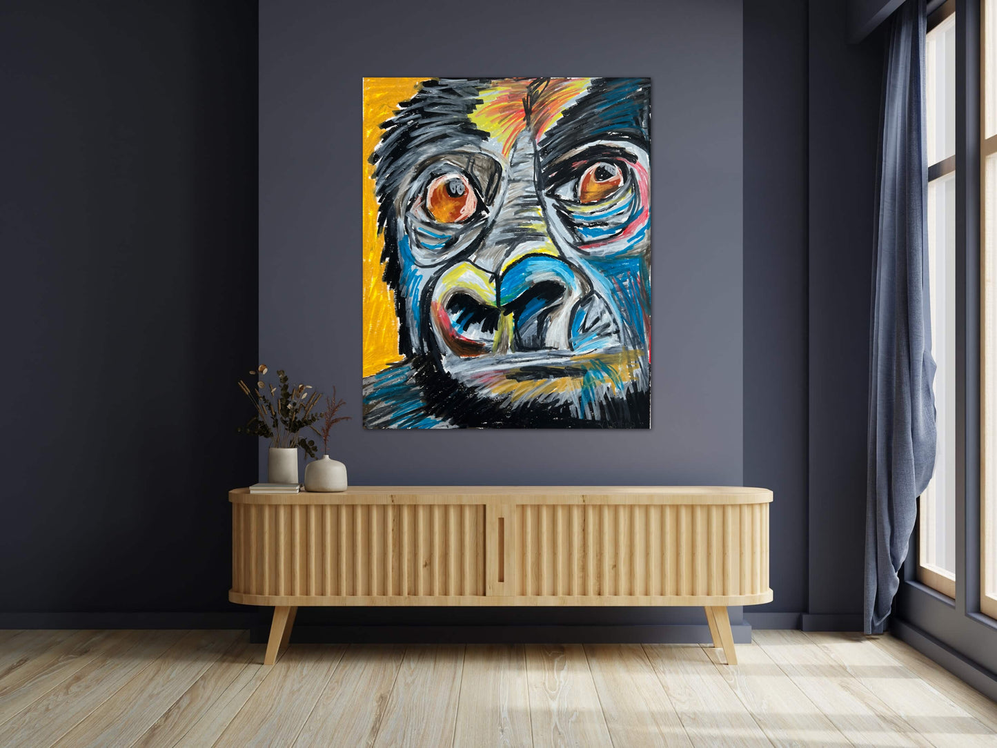 The Gorilla - fine prints and canvas prints in more size