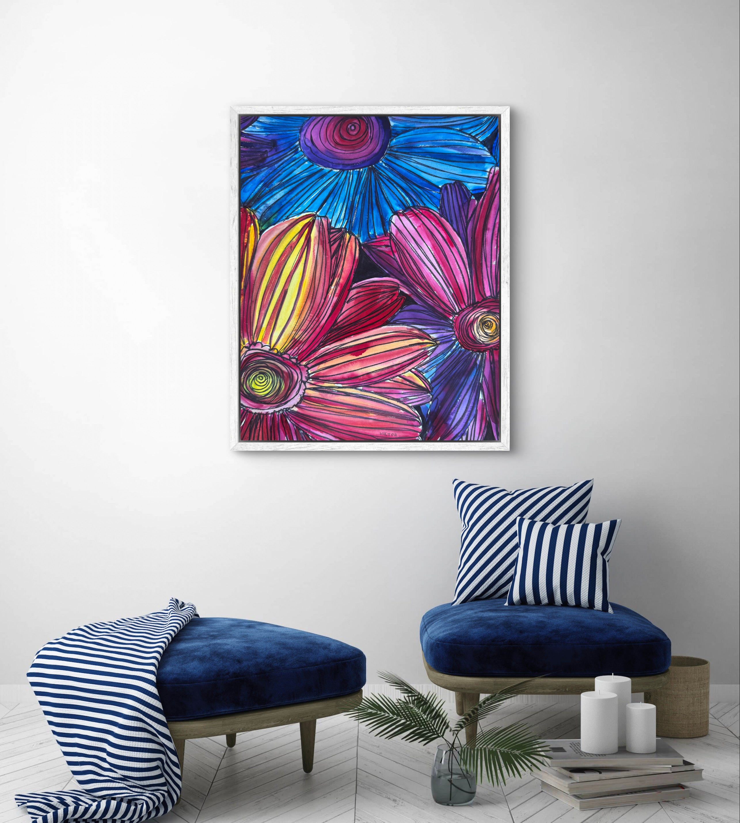 Cheerful Daisies - Art Prints