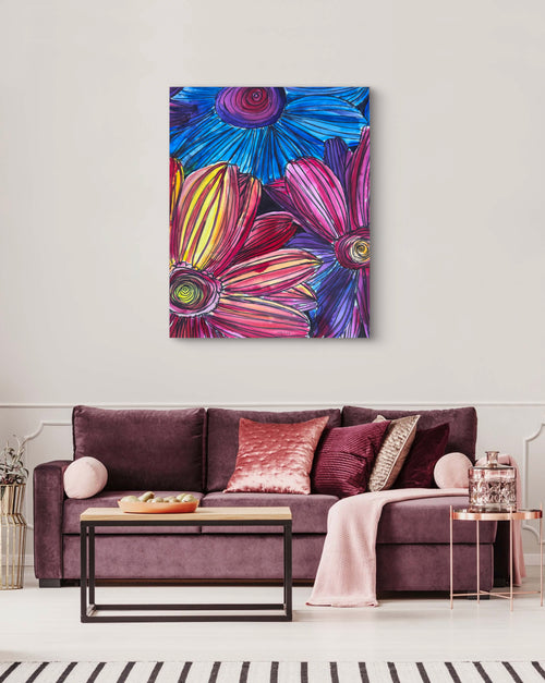 Cheerful Daisies - Art Prints - Vichy's Art