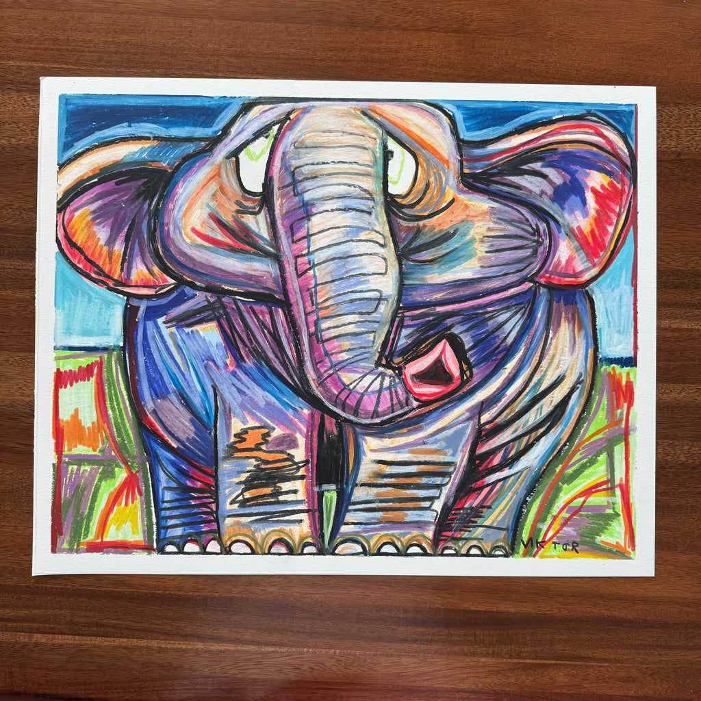 Fatty  - ORIGINAL 20x16” - Vichy's Art