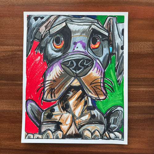 Benny  - ORIGINAL 16x20” (video attached) - Vichy's Art