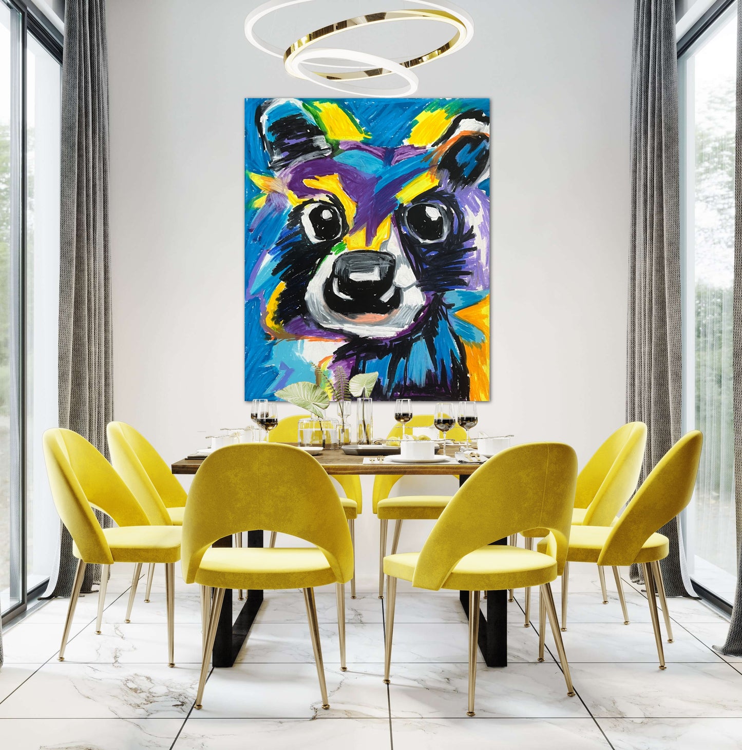 The Purple Panda - fine prints and canvas prints in more size