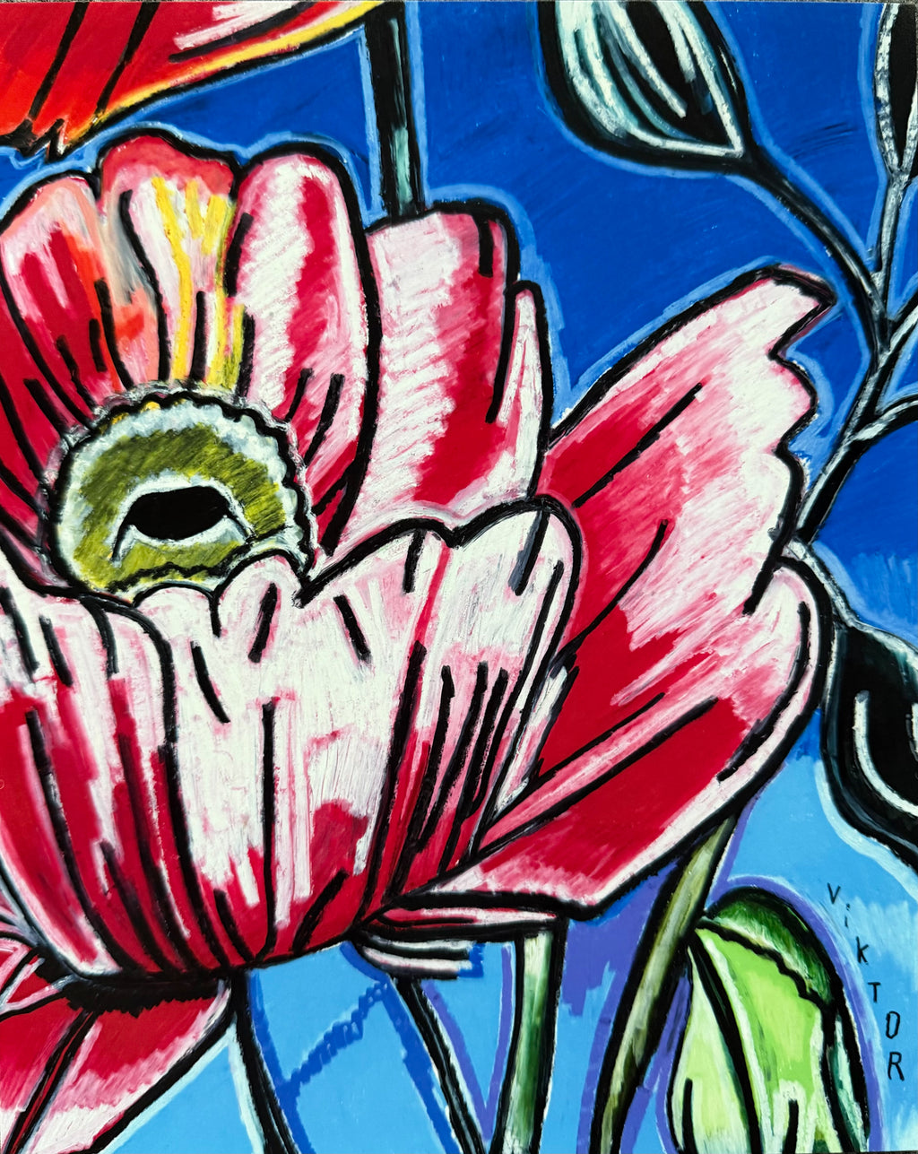 The Poppy's Charm - Art Prints