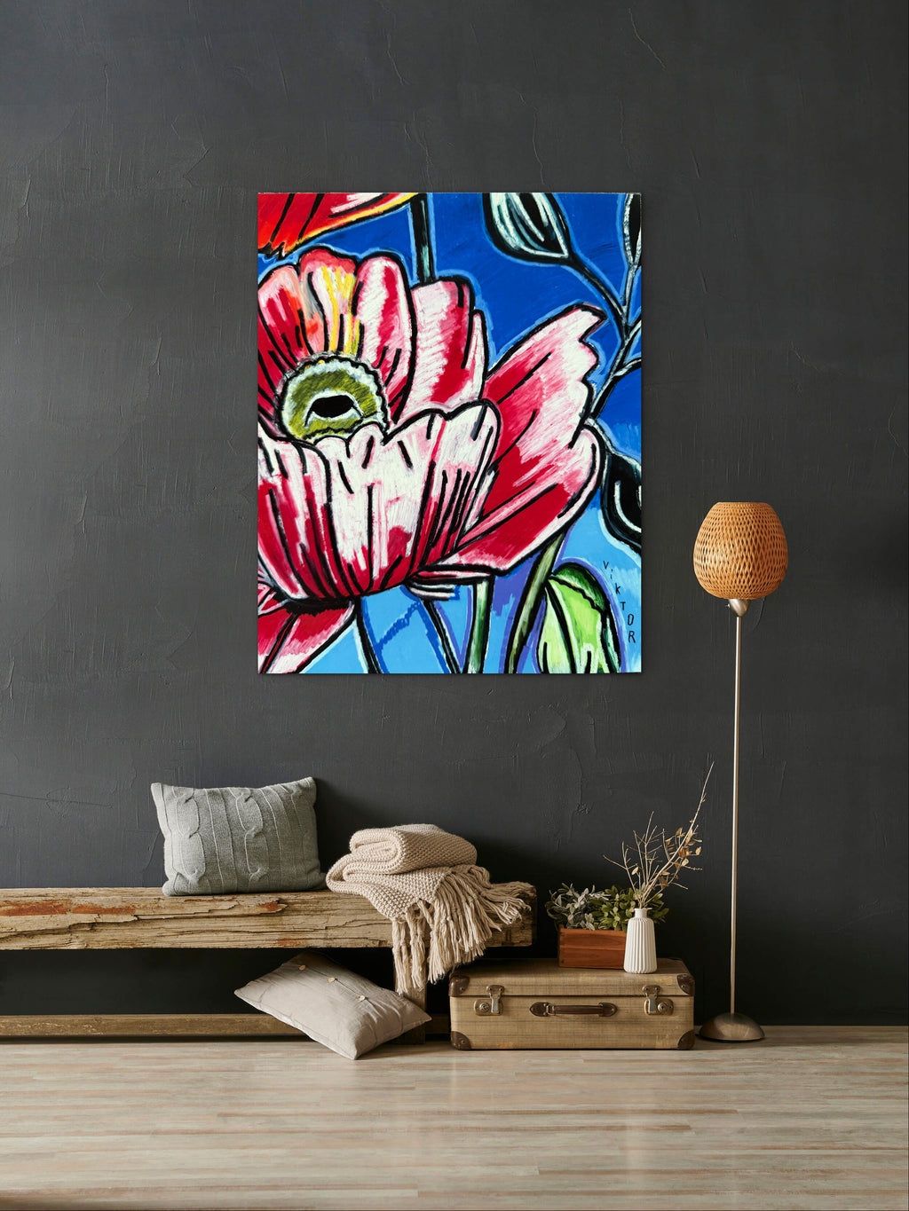 The Poppy's Charm - Art Prints
