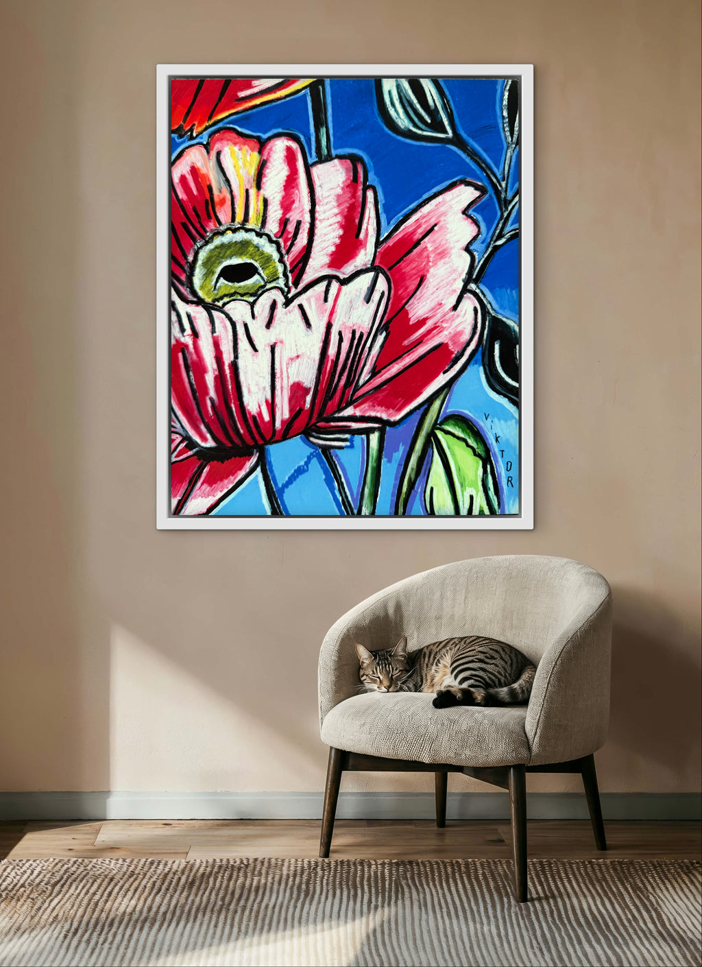 The Poppy's Charm - Art Prints