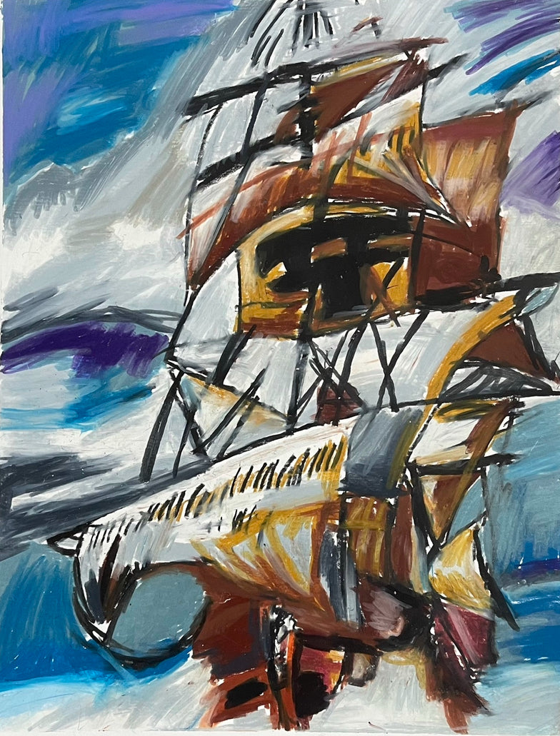 Pirate Ship - Art Prints - Vichy's Art