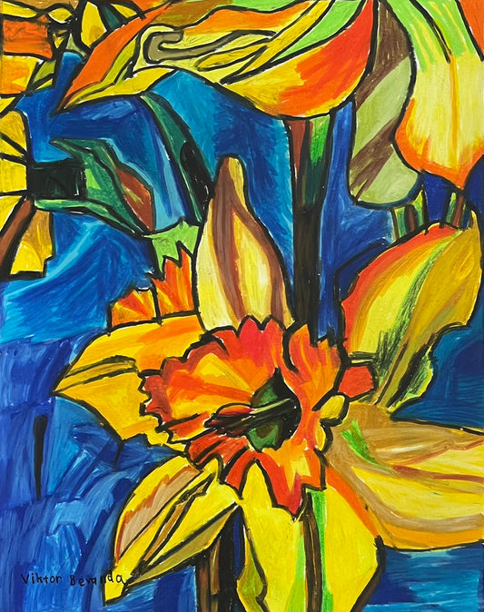 Daffodil - Art Prints - Vichy's Art
