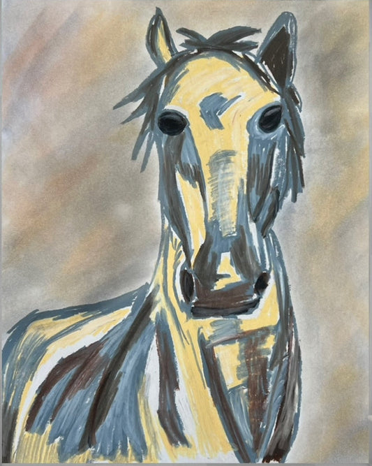 Yellow Horse - Art Prints