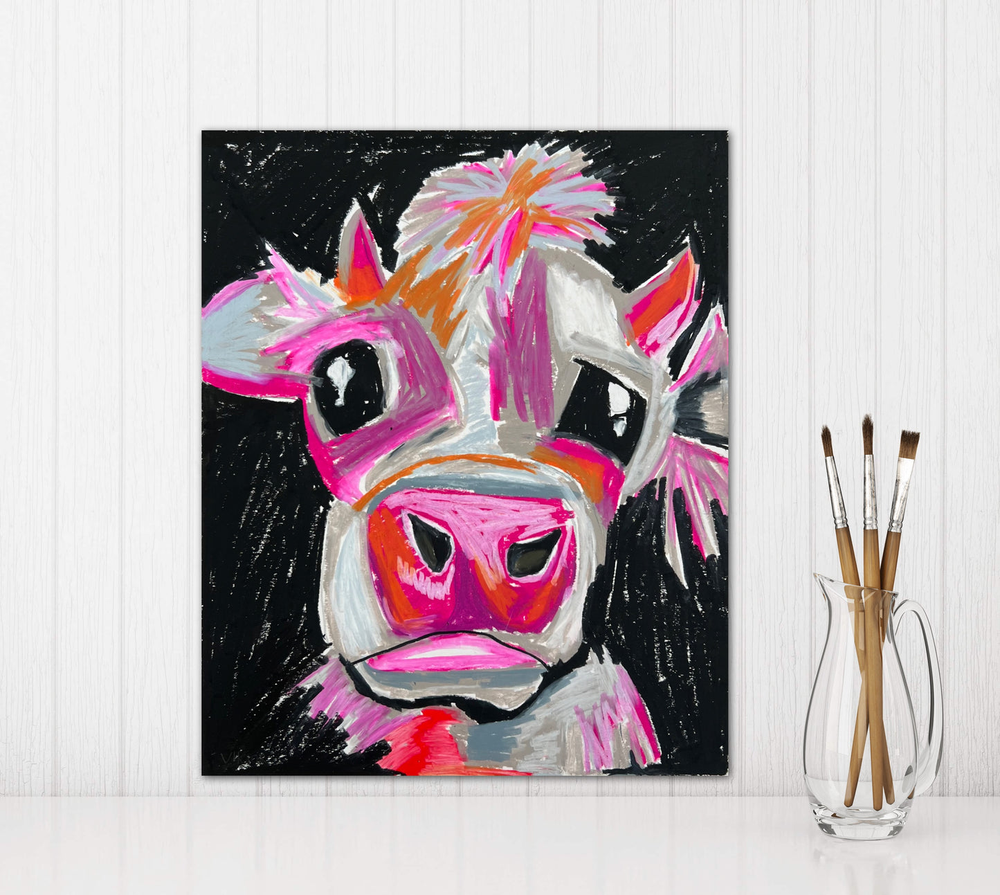 Cow Barbie - fine prints and canvas prints in more sizes