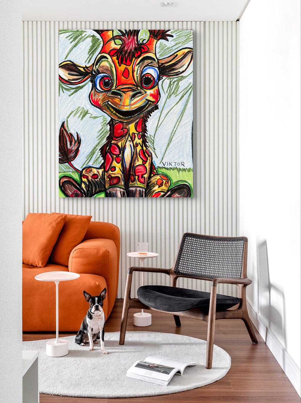 Baby Giraffe - Art Prints