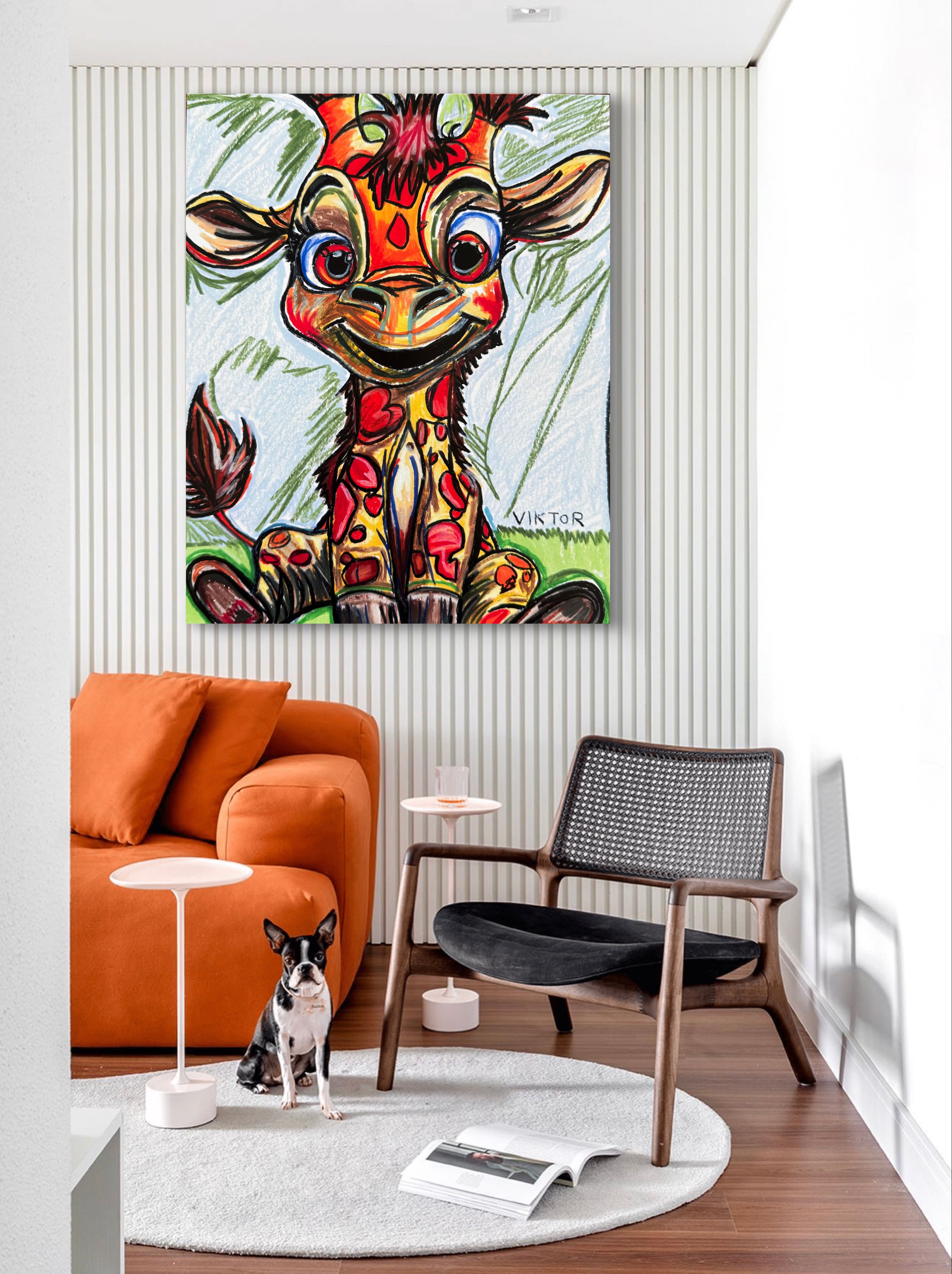 Baby Giraffe - Art Prints