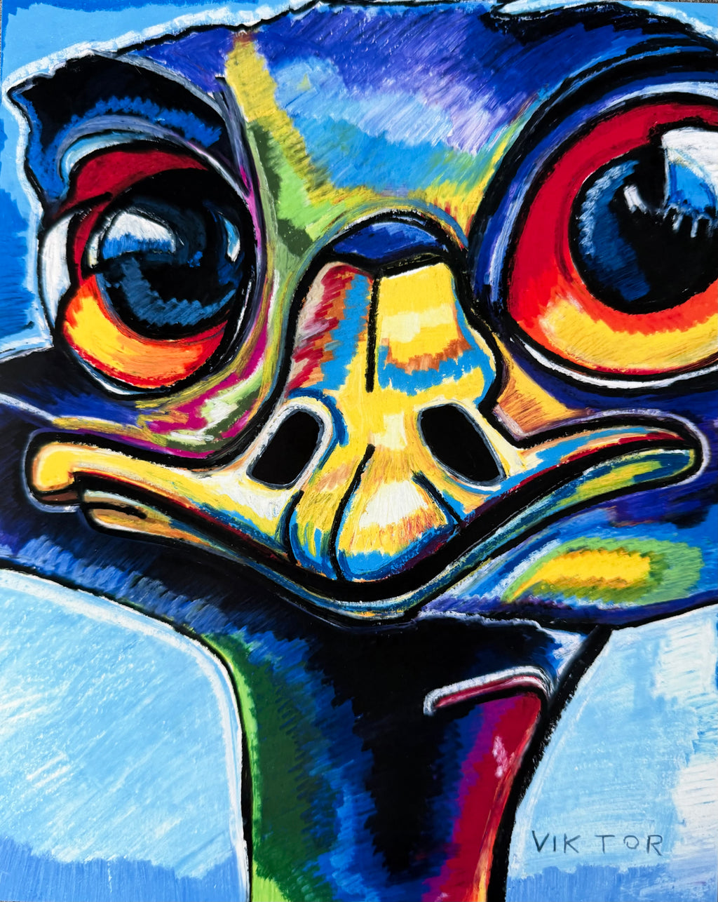 The Colorful Emu - Art Prints