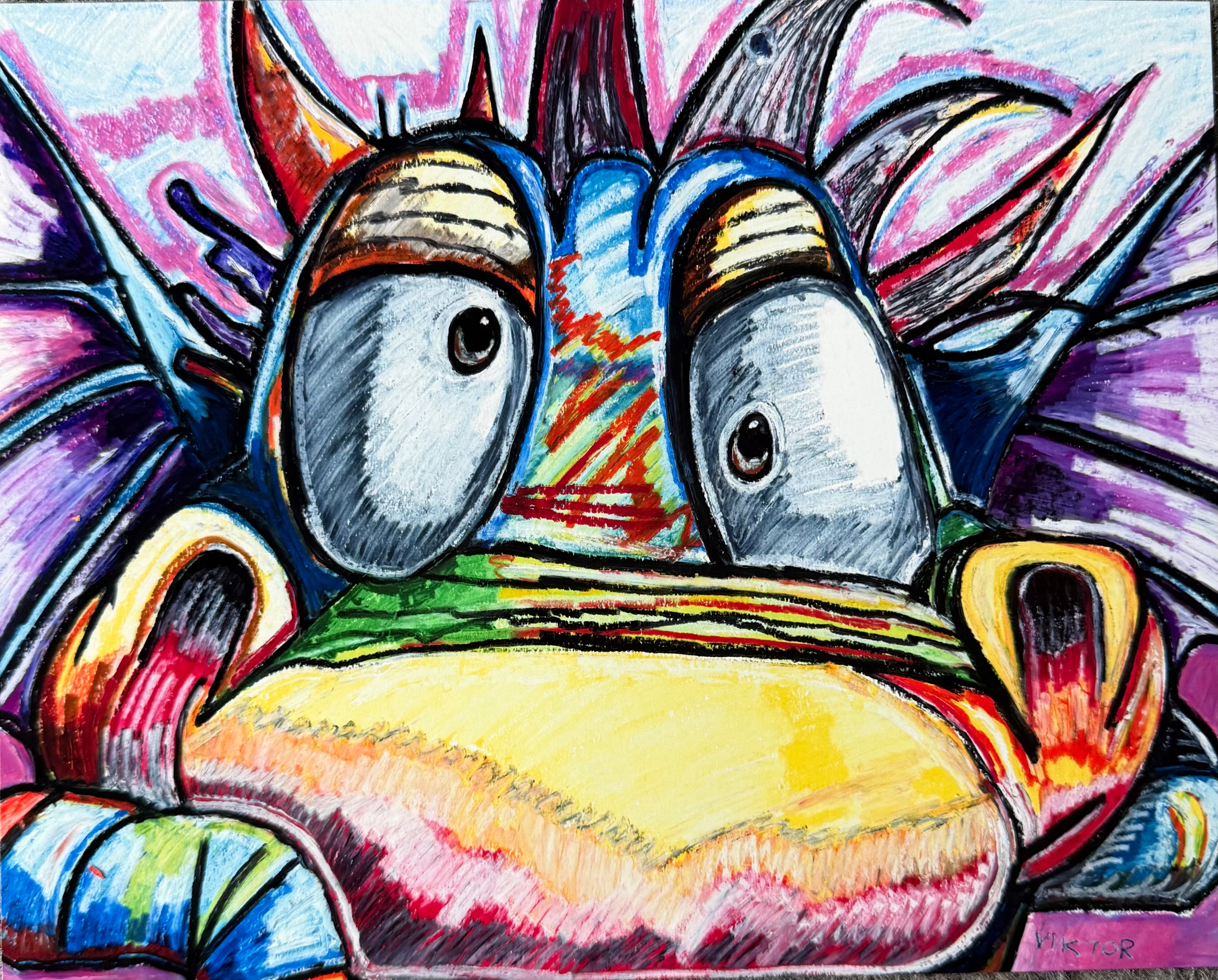 The Colorful Monster - Art Prints