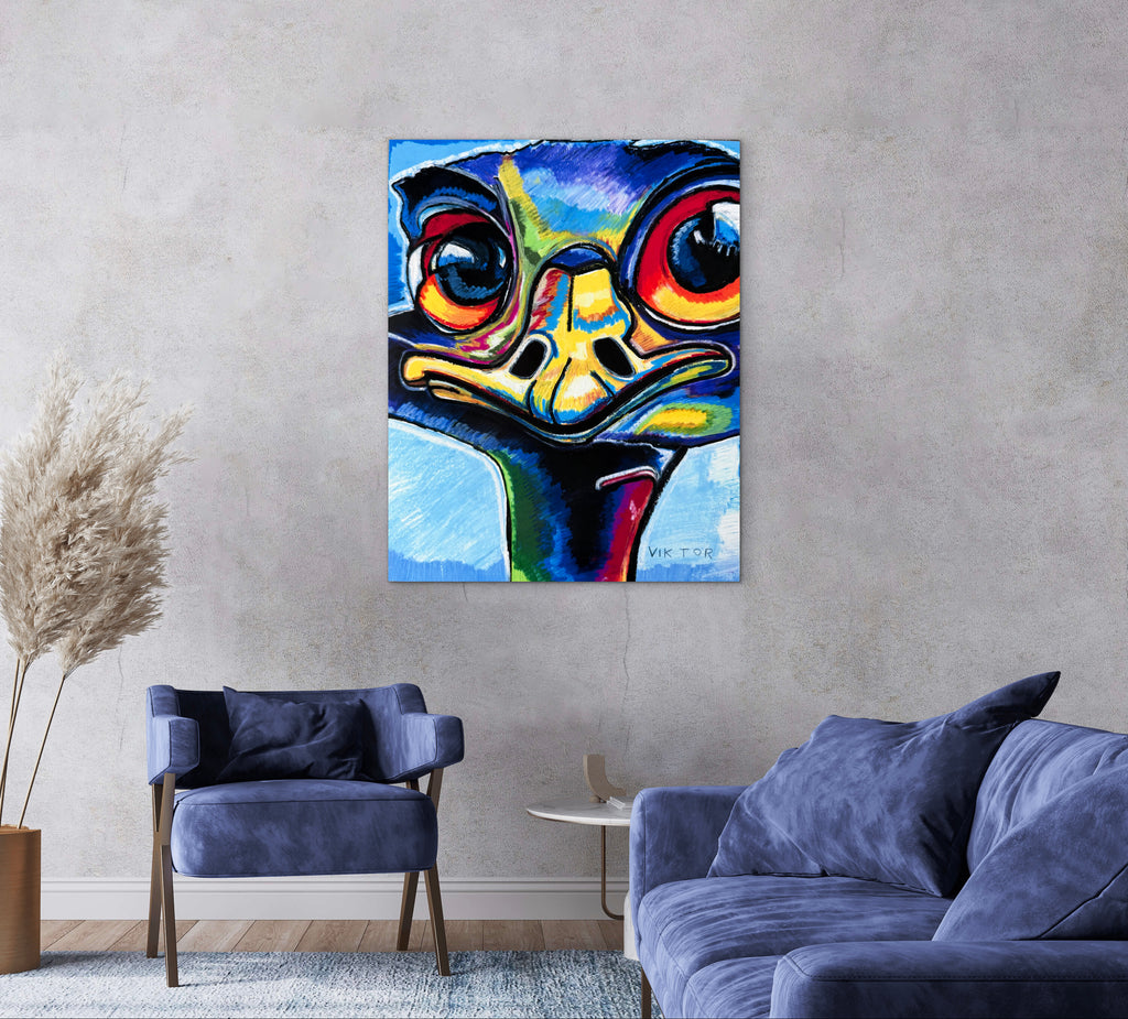 The Colorful Emu - Art Prints