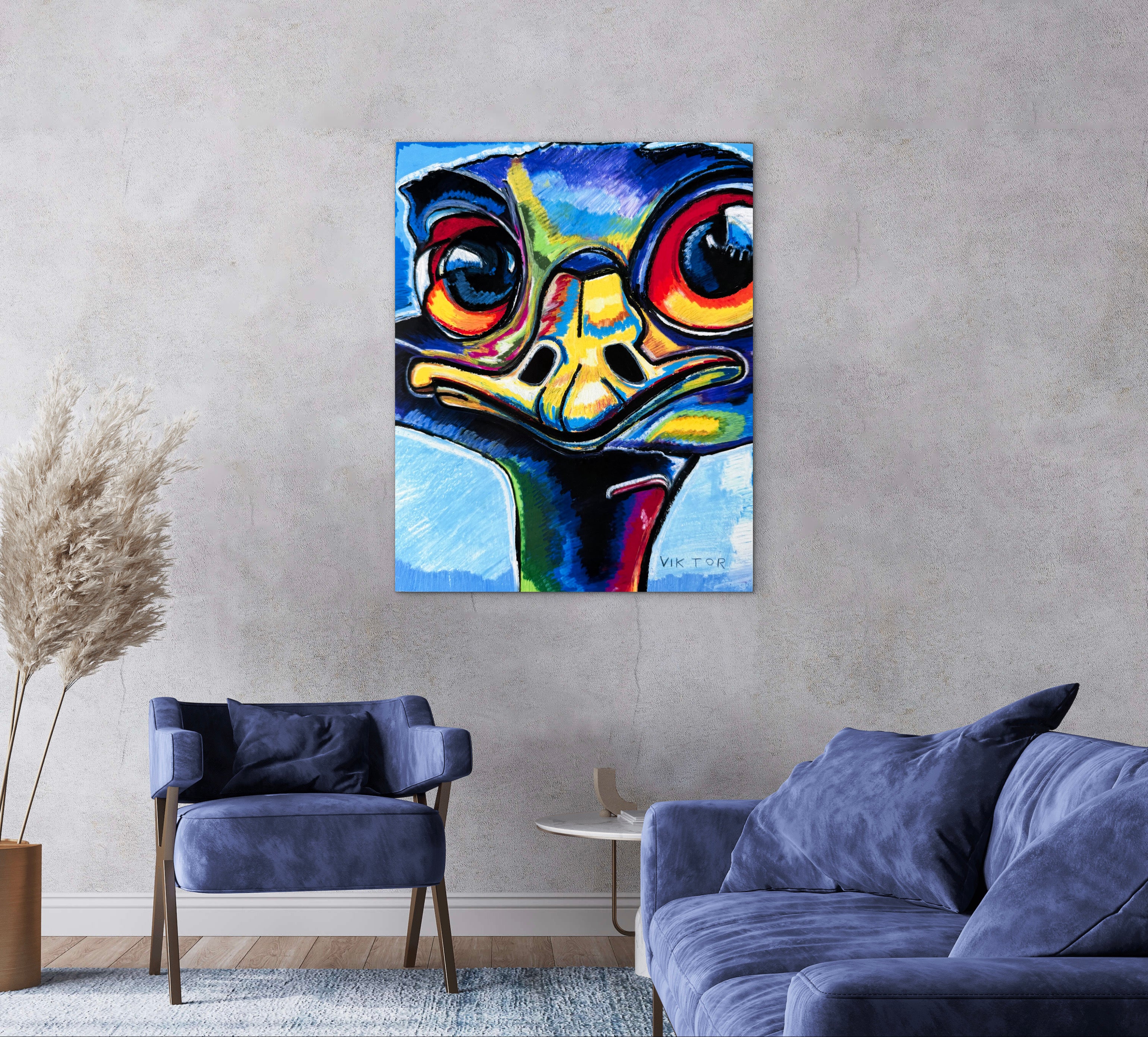 The Colorful Emu - Art Prints