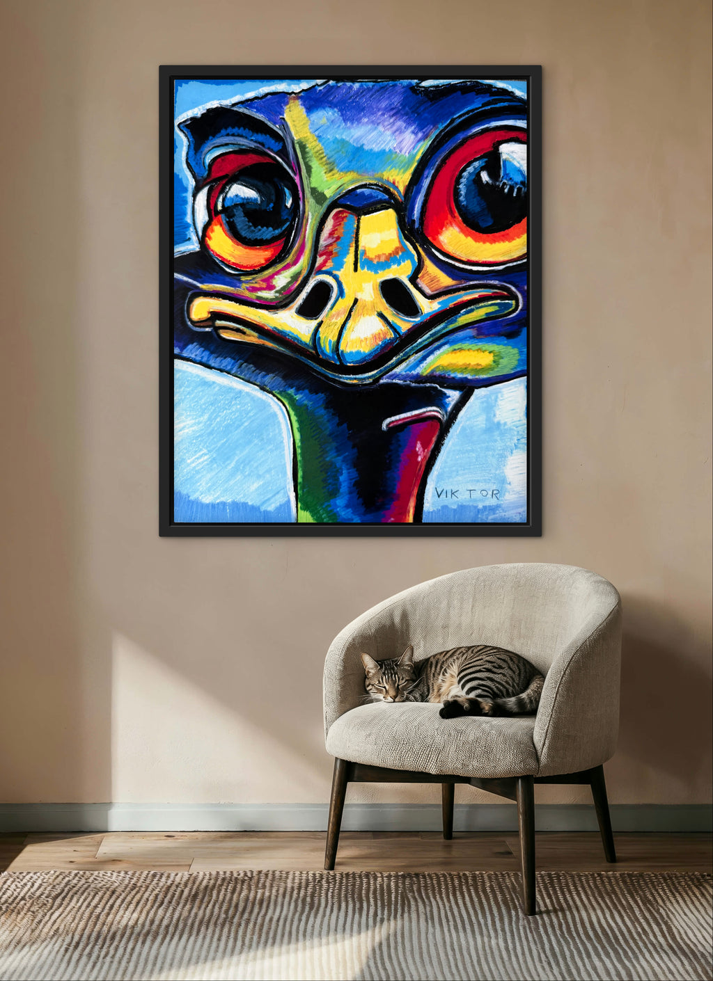 The Colorful Emu - Art Prints