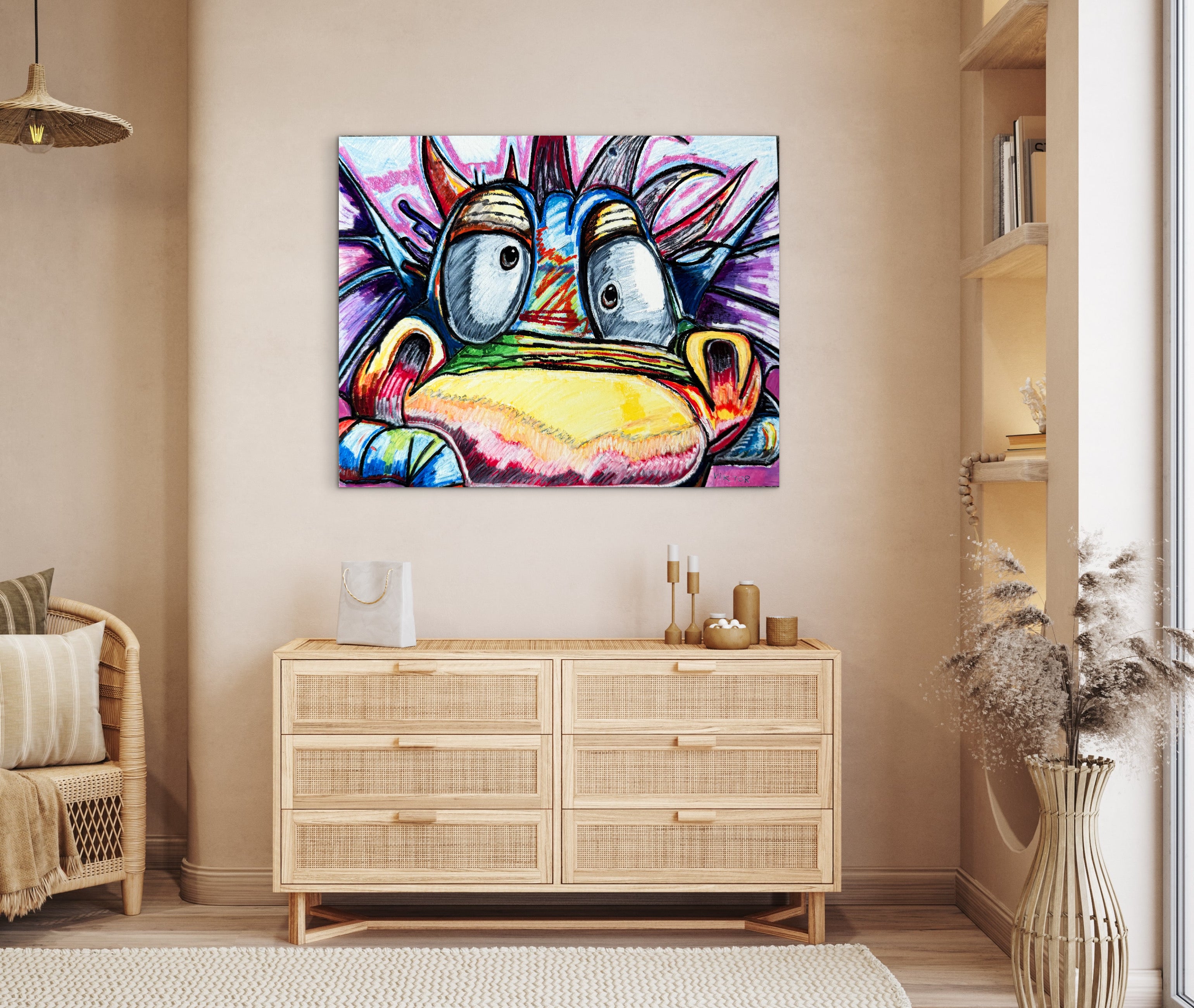 The Colorful Monster - Art Prints