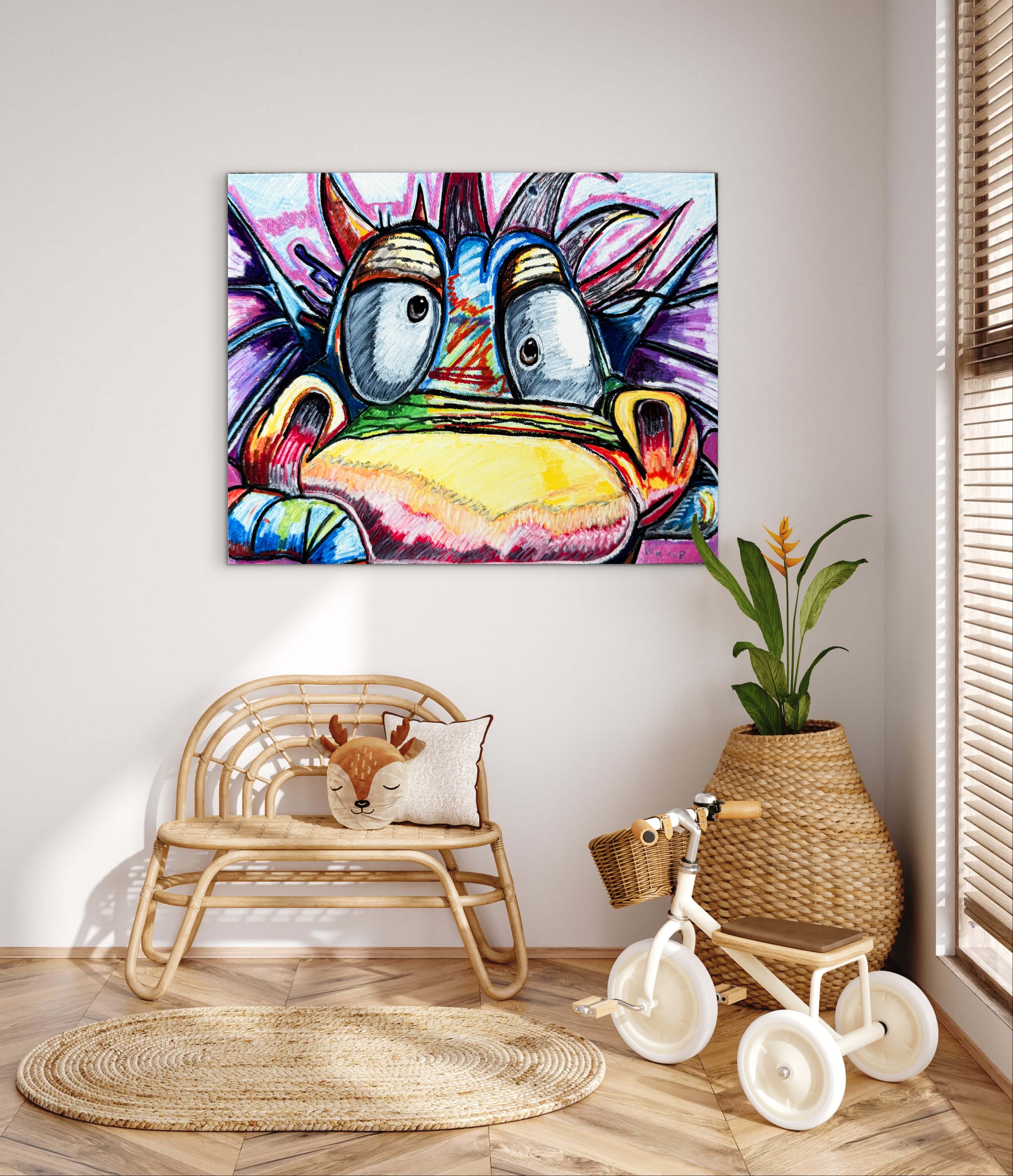 The Colorful Monster - Art Prints