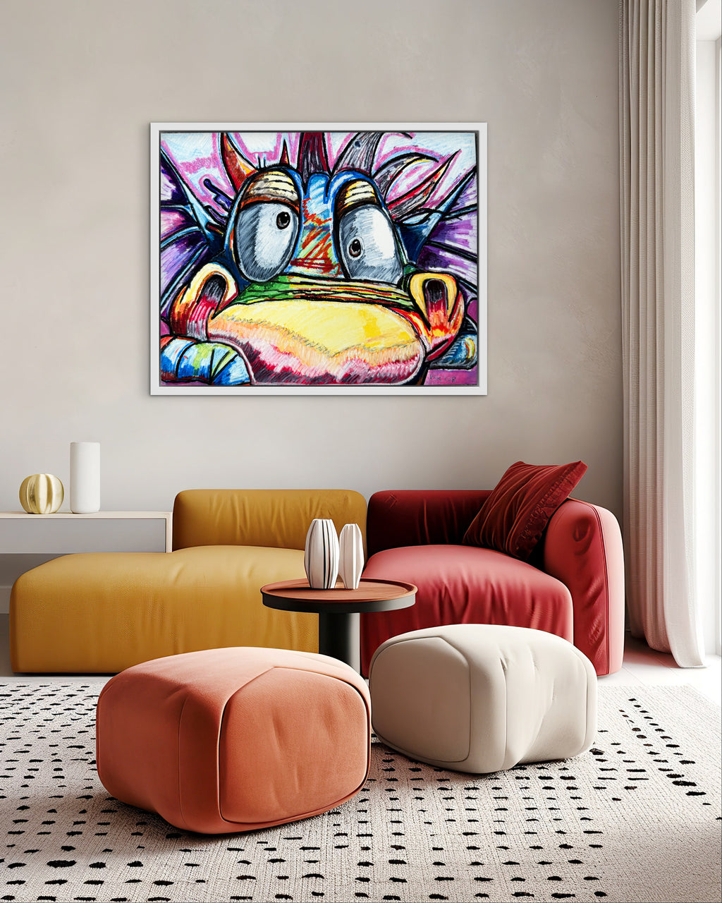 The Colorful Monster - Art Prints