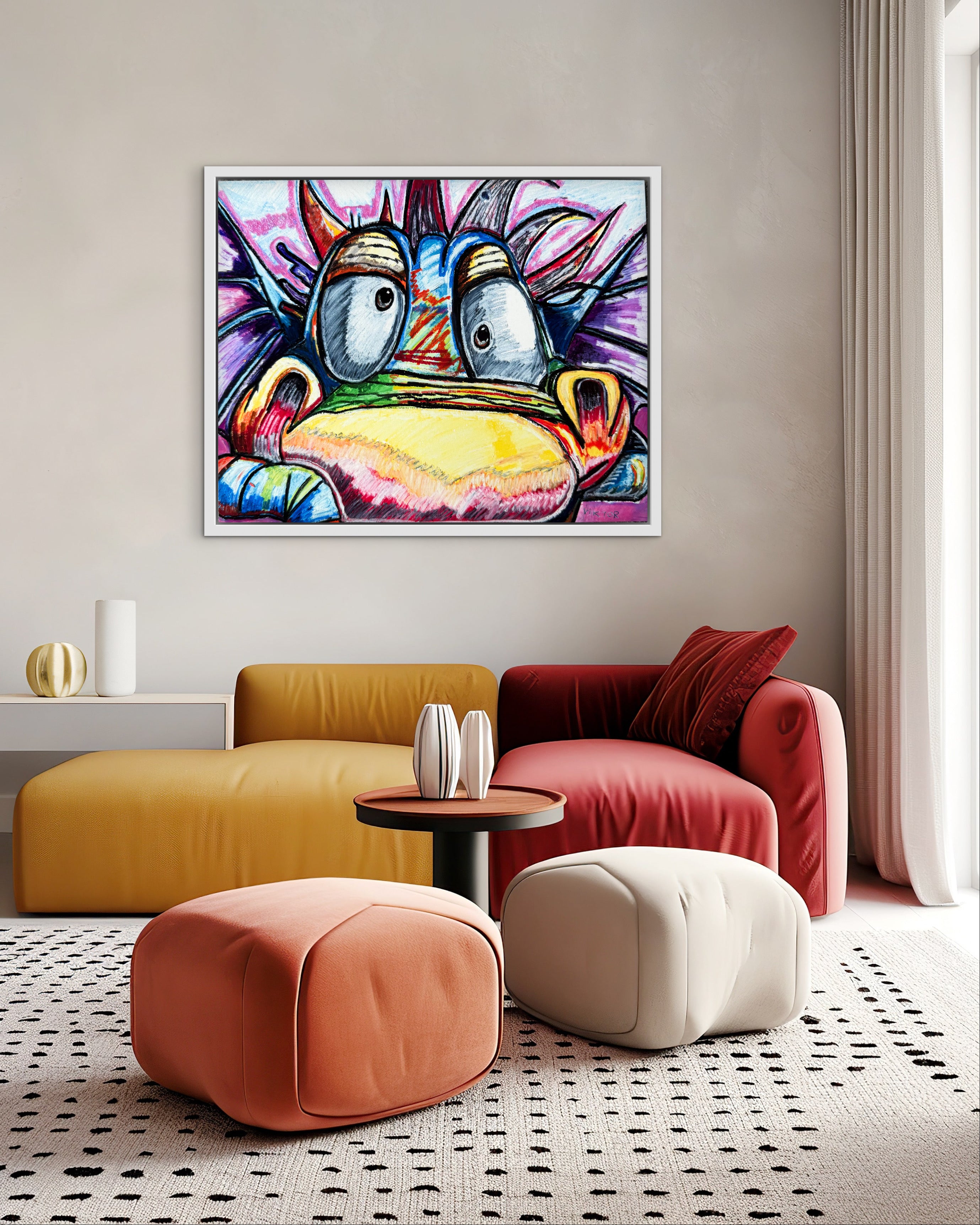 The Colorful Monster - Art Prints