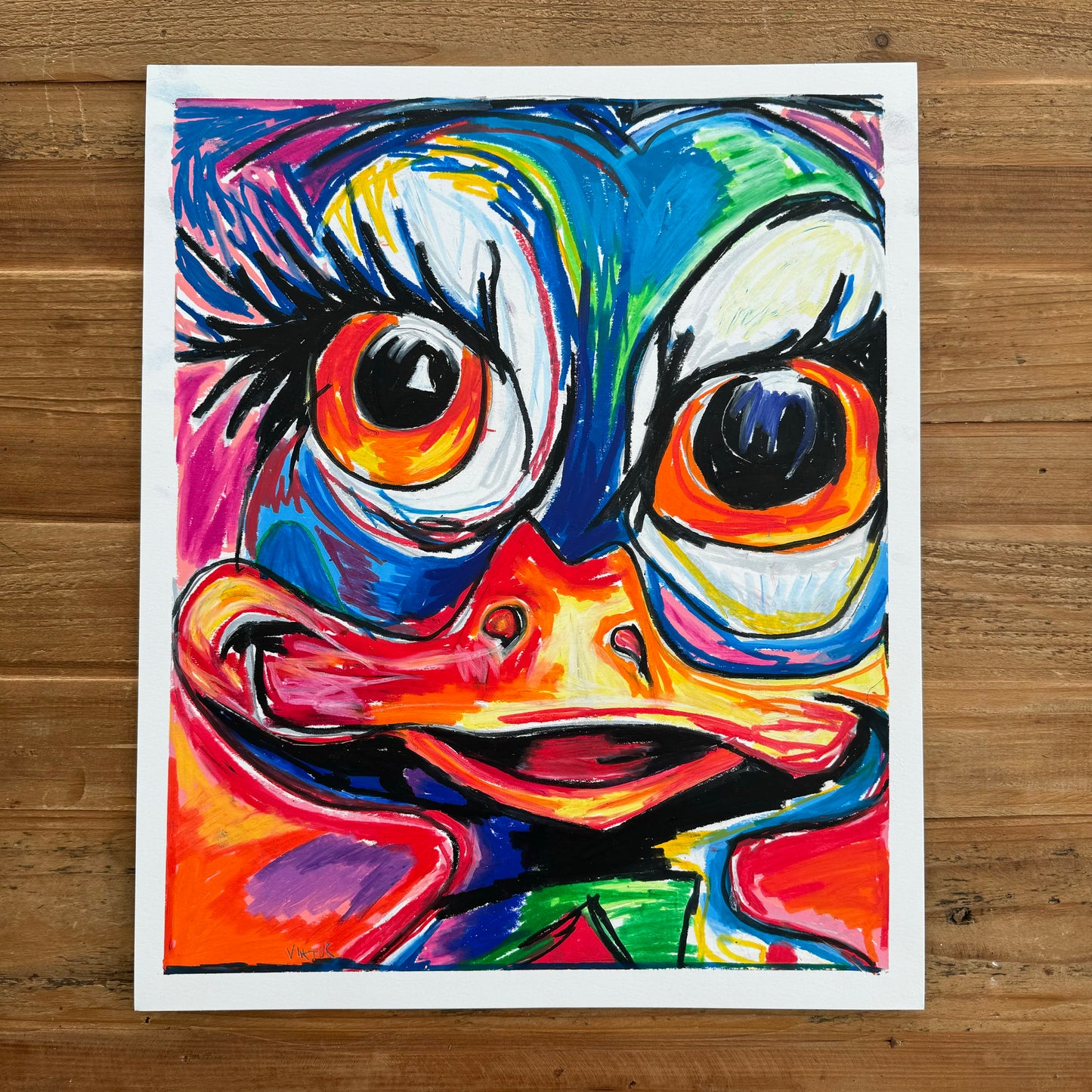 Donna Duck  - ORIGINAL  14x17”