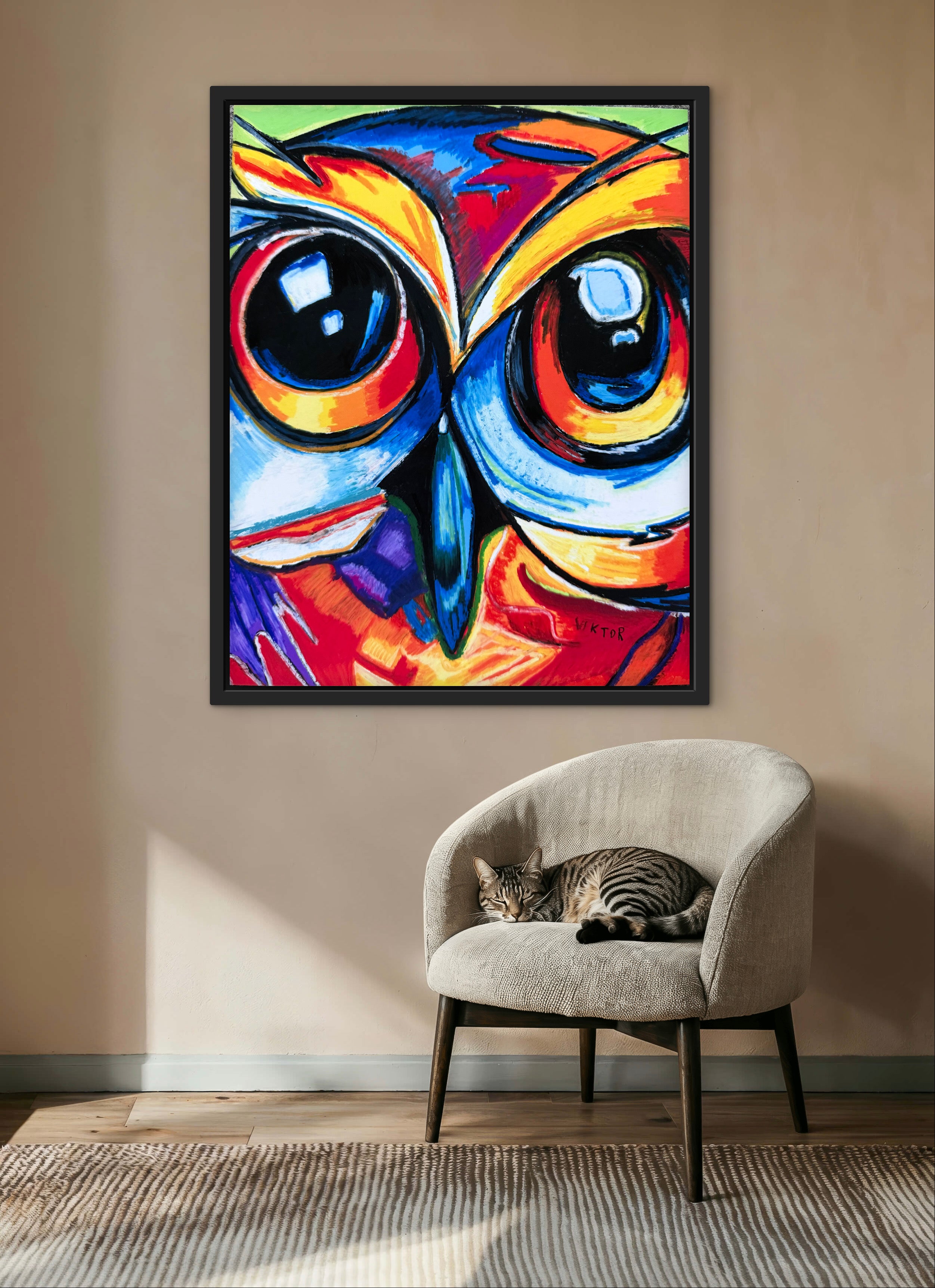 Vibrant Nocturnal Majesty - Art Prints