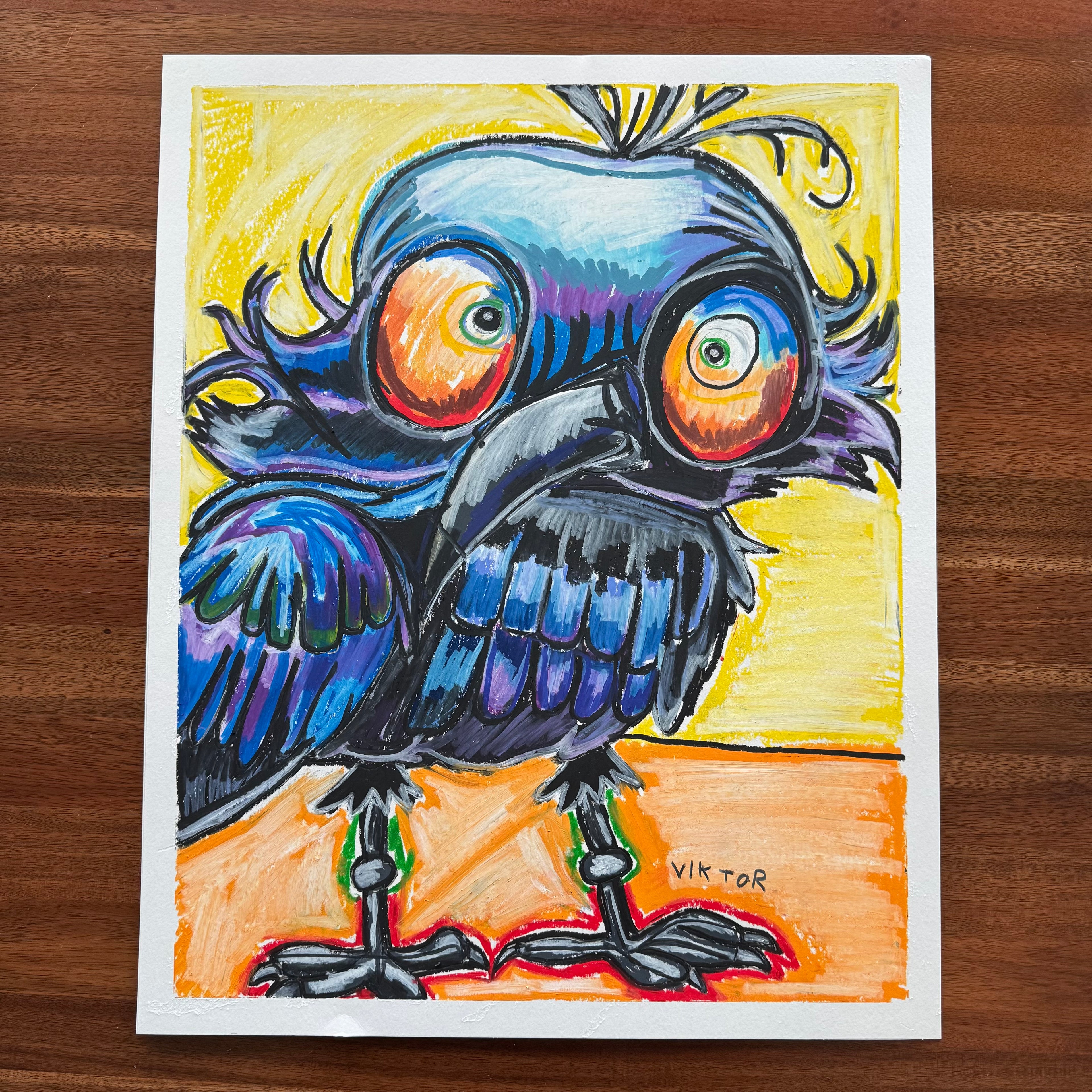 Bob Ray - ORIGINAL OIL PASTEL ARTWORK - 16x20” (Video attached)